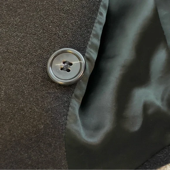 Vintage Hugo Boss Men’s Pure Wool Coat Made in Italy Size 38R